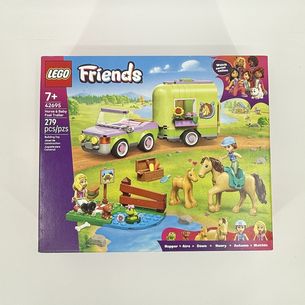 LEGO Friends Horse Baby Foal Trailer 42695 279pc Building Set New Sealed